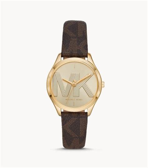 michael kors jaycie watch|Michael Kors Women's Jaycie Brown Polyvinyl Chloride Strap .